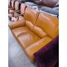 CANAPE CUIR MARRON