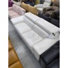 CANAPE CUIR BLANC 2P