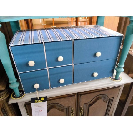 MEUBLE DE RANGEMENT BLEU 6T