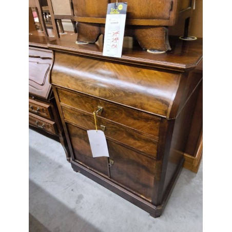 COMMODE CHEMIN DE FER ACAJOU 2T/2P STYLE LP