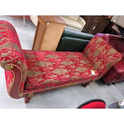 BANQUETTE STYLE BAROQUE ROUGE