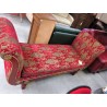 BANQUETTE STYLE BAROQUE ROUGE