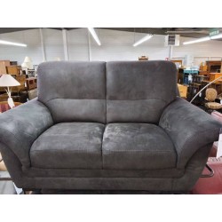 CANAPE 2P TISSUS MICROFIBRE BRUN
