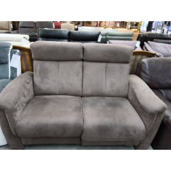 CANAPE ELECTRIQUE MICROFIBRE CHOCOLAT 2 PLACES