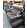 CANAPE ELECTRIQUE MICROFIBRE CHOCOLAT 2 PLACES