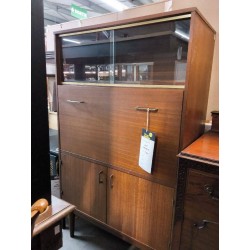 SECRETAIRE VINTAGE 5P VITRE