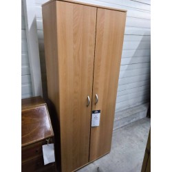 ARMOIRE 2P MELAMINE DECO HETRE