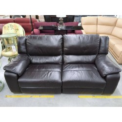 CANAPE CUIR CHOCOLAT ELECTRIQUE