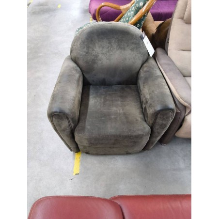 FAUTEUIL CLUB TISSUS GRIS
