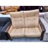 CANAPE STRESSLESS CUIR JAUNE