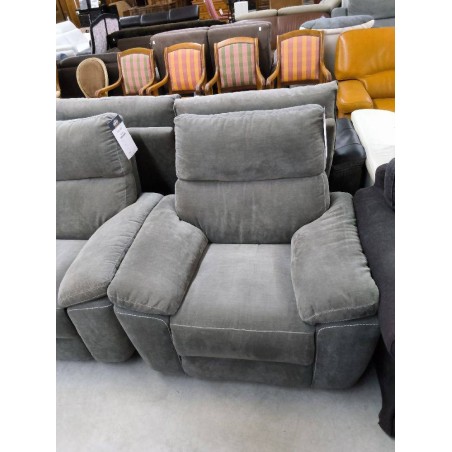 FAUTEUIL ELECTRIQUE TISSU GRIS