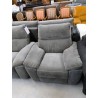 FAUTEUIL ELECTRIQUE TISSU GRIS