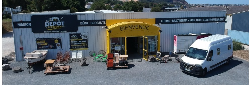 Le Dépôt Cherbourg - vue du magasin